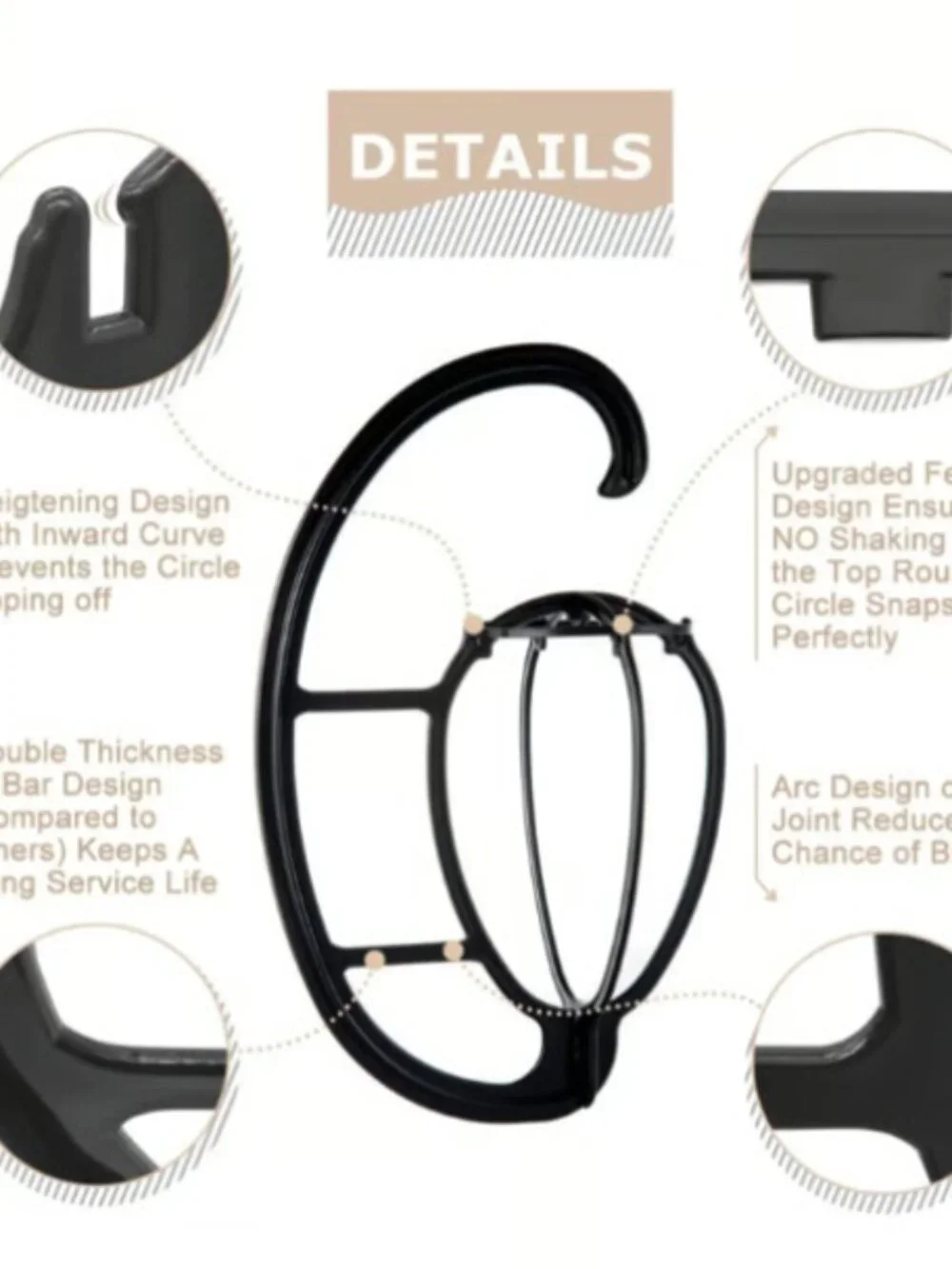 Dreamlover Hanging Wig Stand, Wig Drying Stand